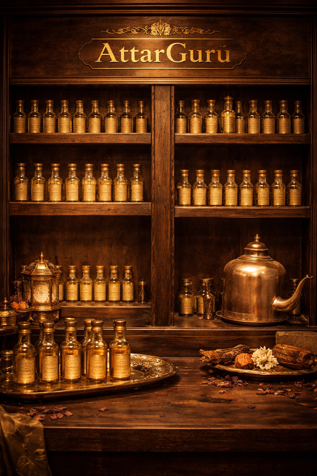 Traditional attar distillation